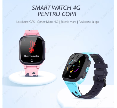 ceas SMART Watch 4G pentru copii cu localizare GPS